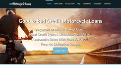 Desktop Screenshot of 123-motorcycleloans.com