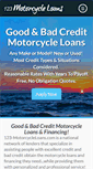 Mobile Screenshot of 123-motorcycleloans.com